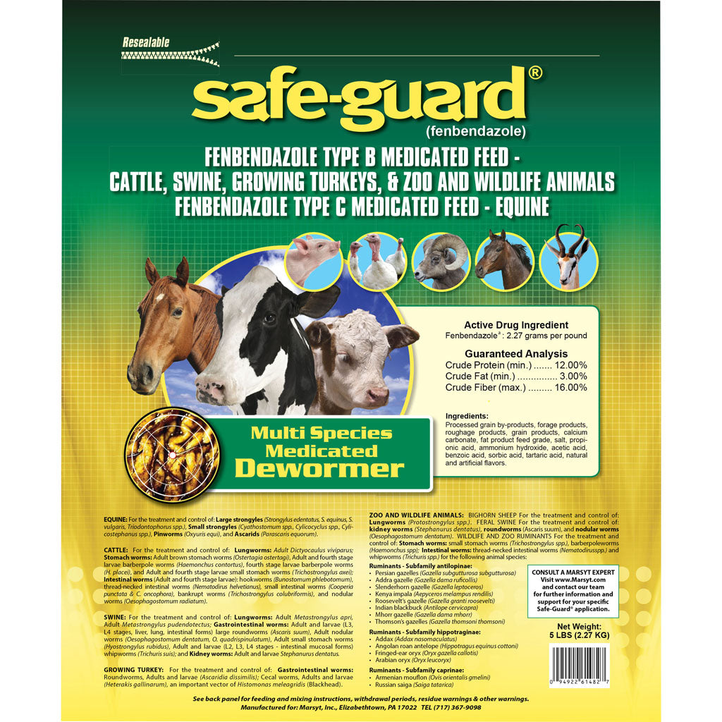Safe-Guard 0.5% Multi-Species Dewormer (5 LB)