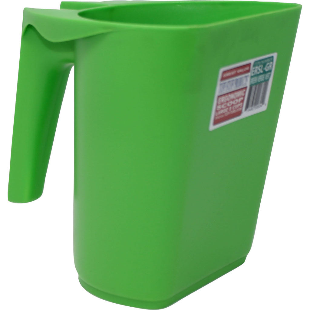 Ergonomic Scoop (GREEN, 2 QT)