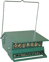 Original Bird'S Delight Squirrel-Resistant Feeder (GREEN, 9 LB CAP)