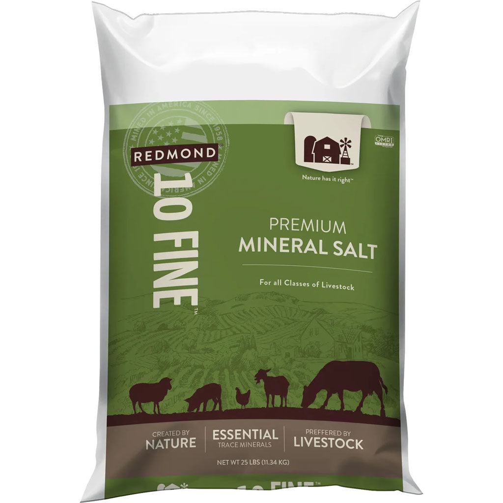 Redmond Natural Trace Mineral Salt #10 Fine (50 LB)
