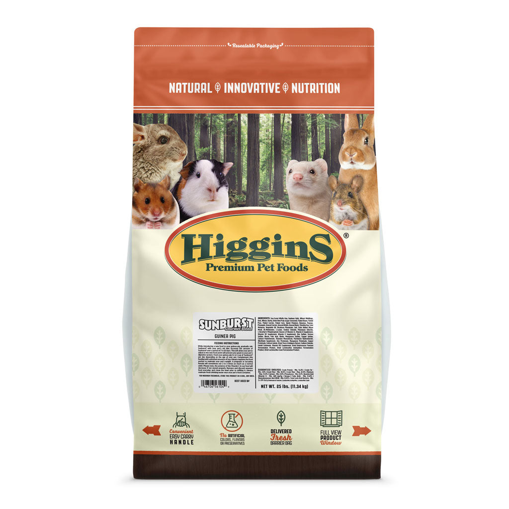 Sunburst Gourmet Blend Guinea Pig (25 LB)