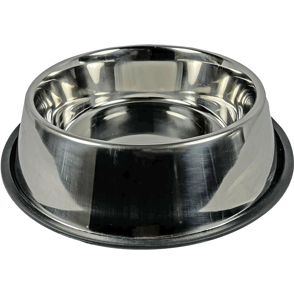 Non-Tip Stainless Steel Dog Bowl (1 QT)