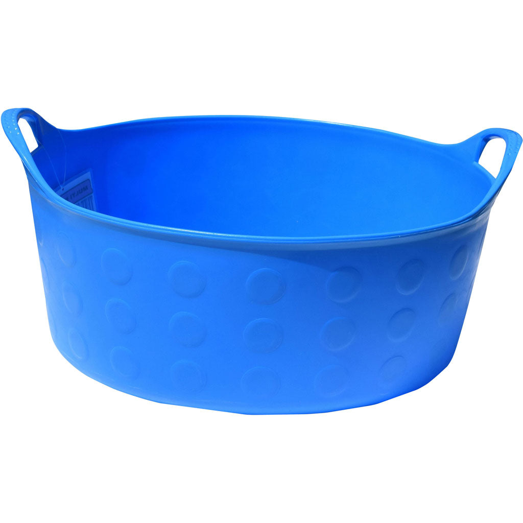 Tuff Stuff Shallow Flex Tub (SKY BLUE, 4 GAL)