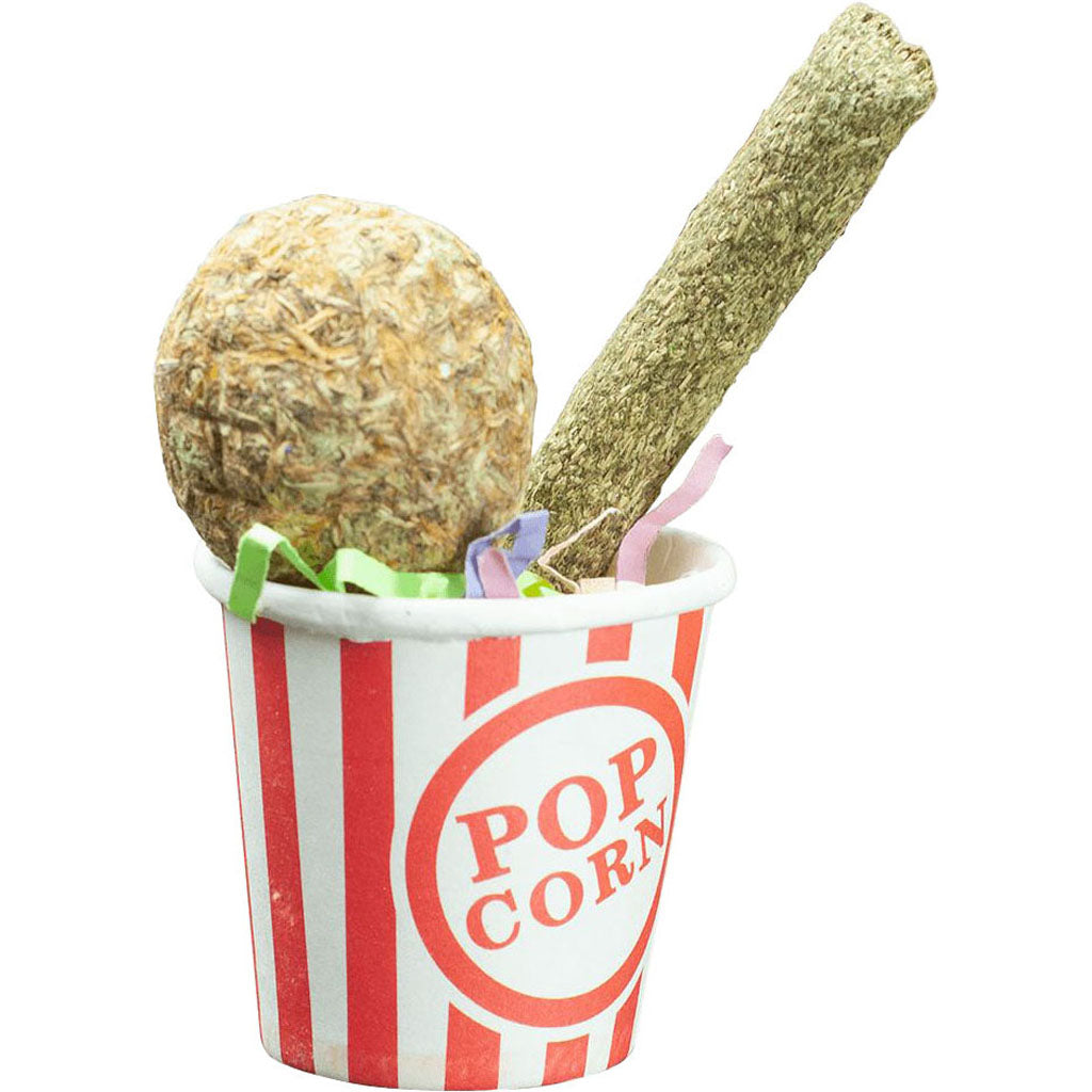 Nibbles Timothy Hay Popcorn Chew W/Crinkle Paper