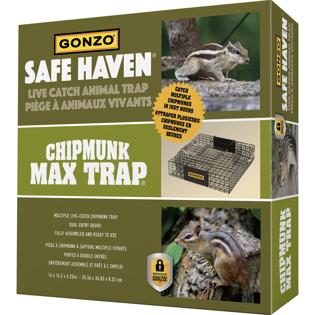 Gonzo Safe Haven Live Multi-Catch Chipmunk Trap