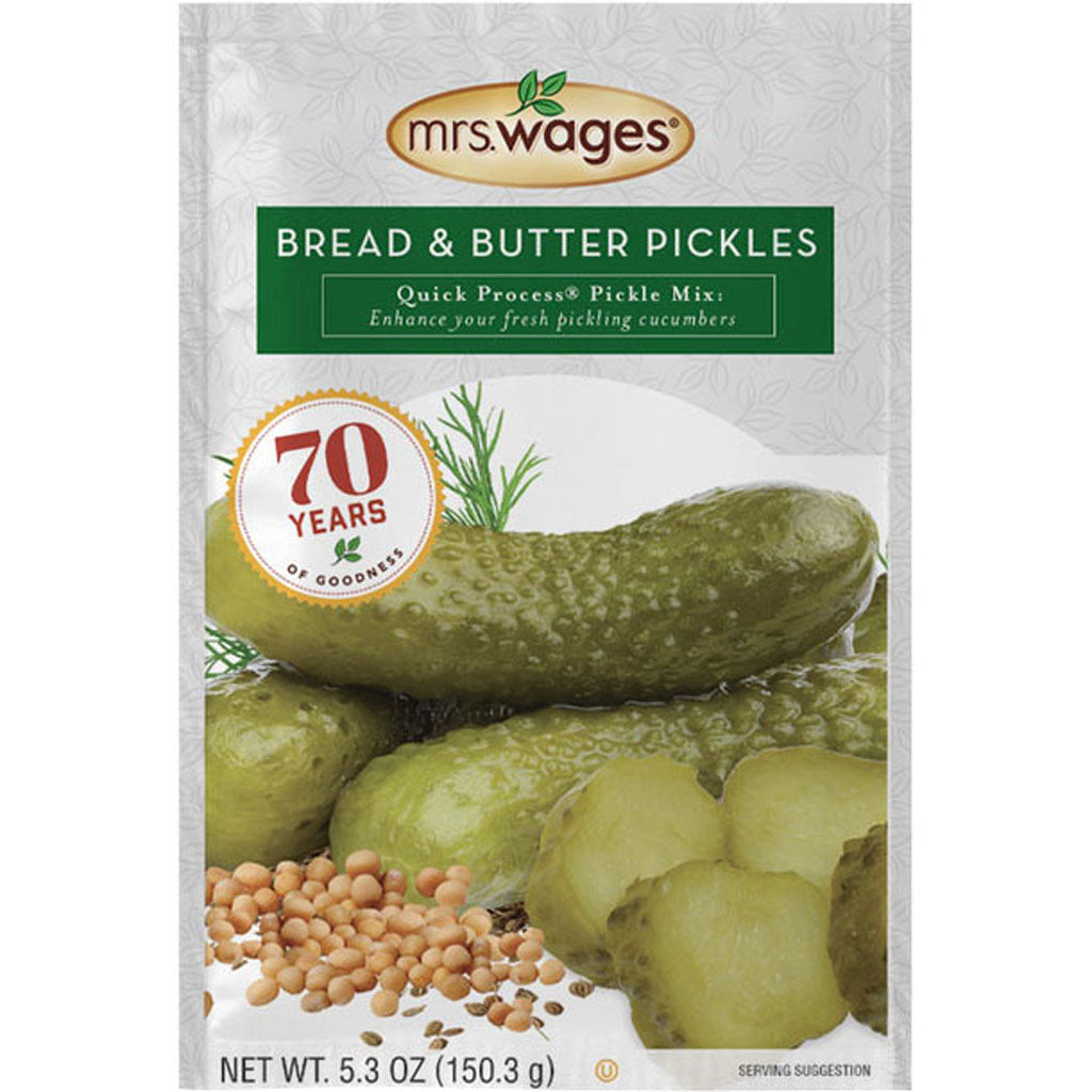 Mrs. Wages Quick Process Bread & Butter Pickle Mix (5.3 OZ)