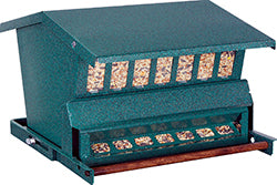 Original Absolute Squirrel-Resistant Feeder (GREEN, 15 LB CAP)