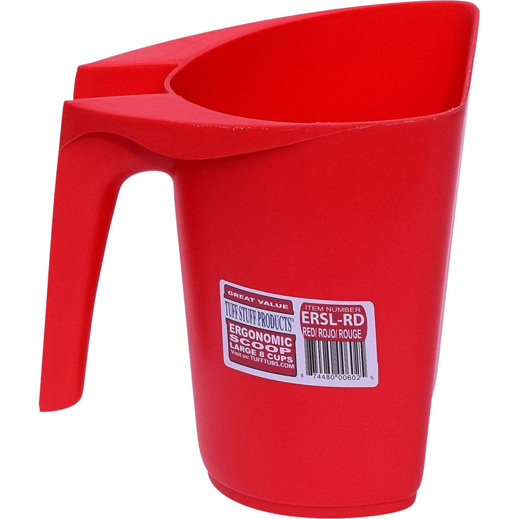 Ergonomic Scoop (RED, 2 QT)