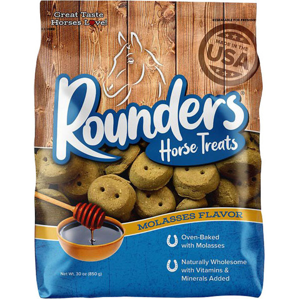 Rounders Horse Treats (MOLASSES, 30 OZ)