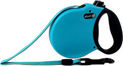 Alcott Adventure Retractable Belt Leash (BLUE, MD-16 FT)