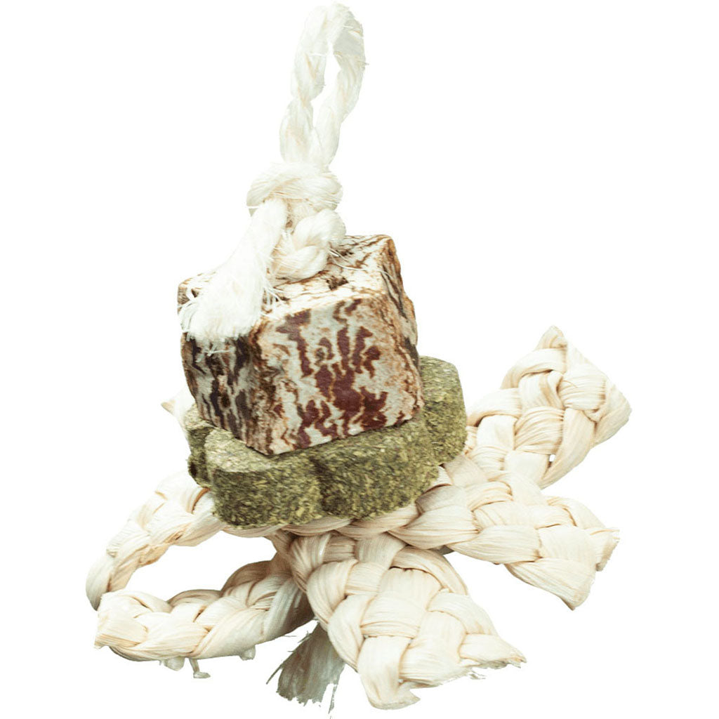 Nibbles Timothy Hay Braids W/ Shreddable Hay Grass