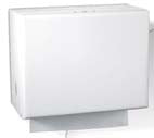 Nps Single-Fold Towel Steel Dispenser (WHITE, 5.675X11.875 IN)