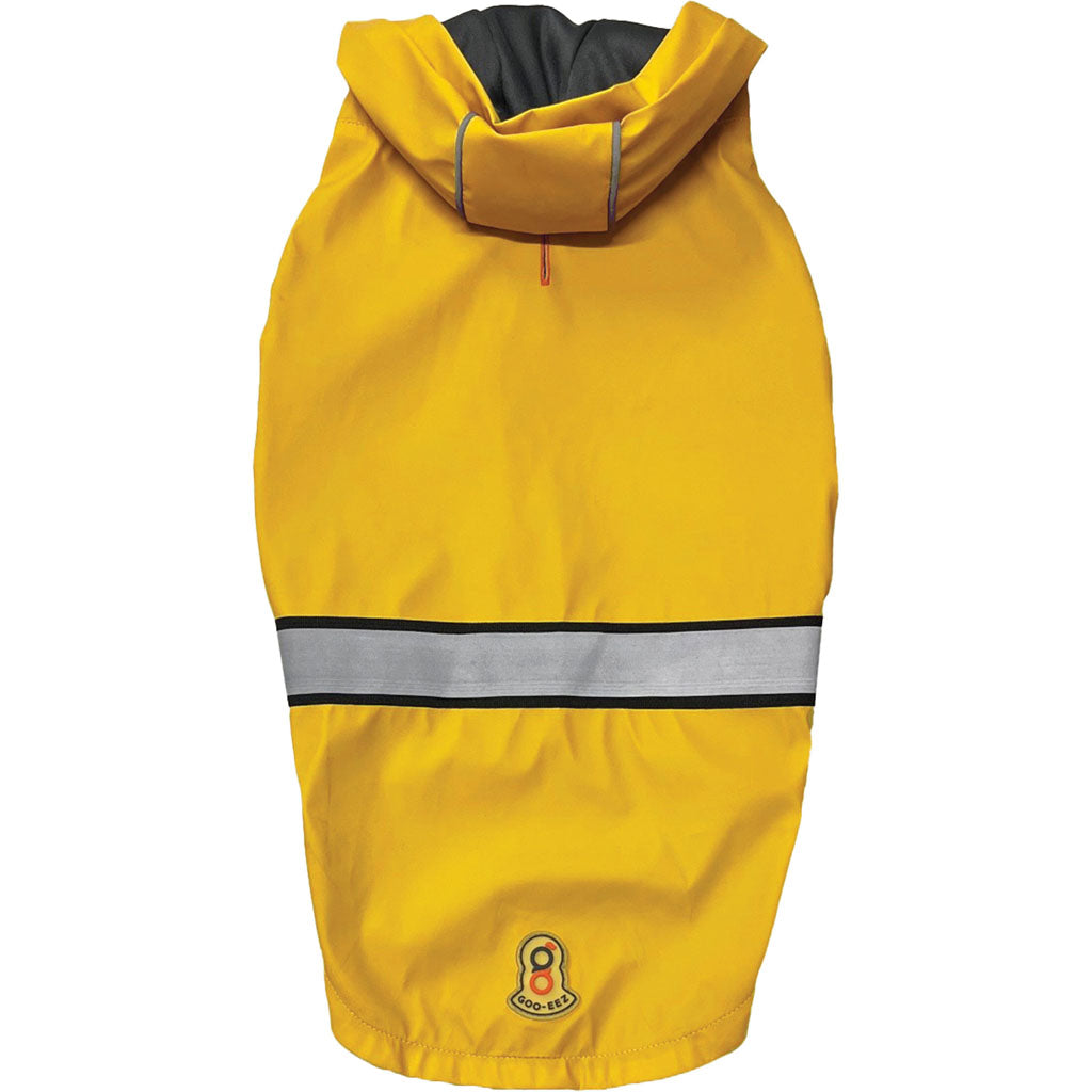 Goo-Eez Reflective Hooded Raincoat (YELLOW/GRAY, XXS)