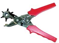 Revolving Leather Punch (RED, 7 IN)