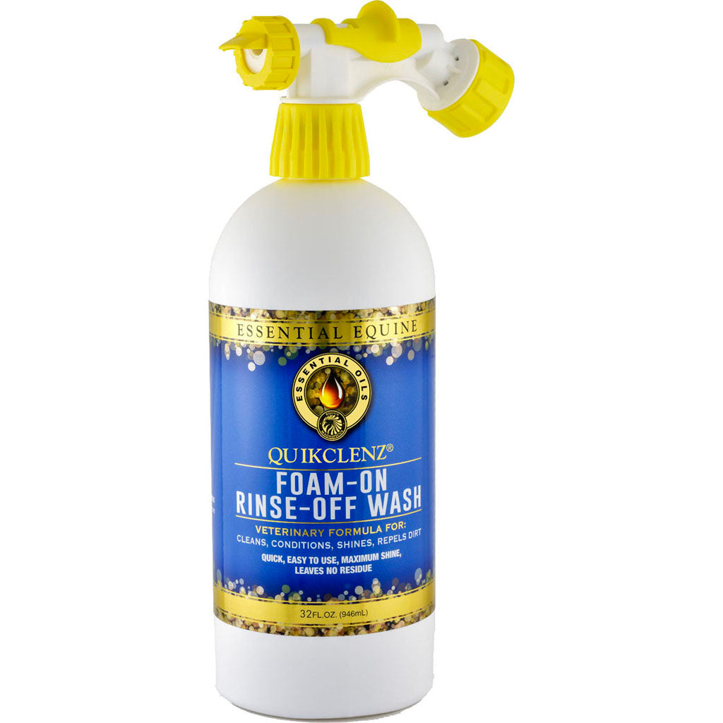 Essential Equine Quikclenz Foam On Rinse Off Wash (32 OZ)