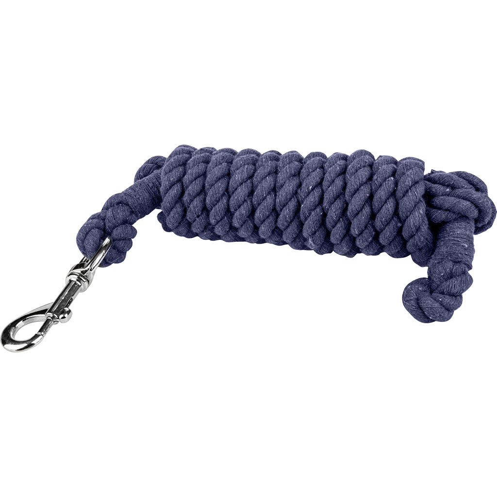 Gatsby Cotton Lead/Bolt Snap (NAVY, 5/8 IN X 10 FT)