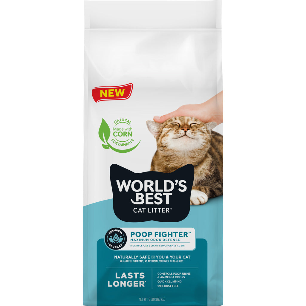 World'S Best Cat Litter Poop Fighter Multicat (8 LB)