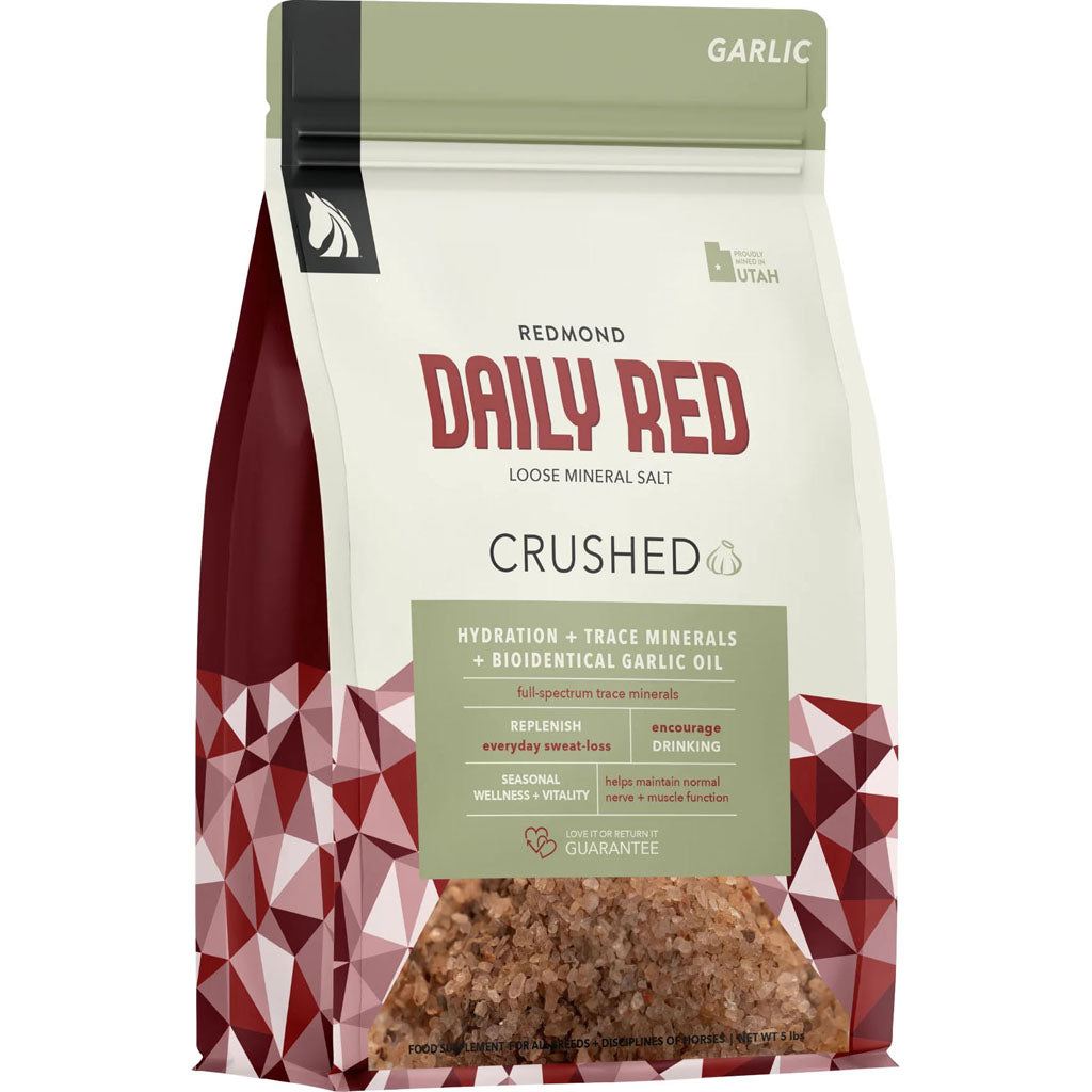Redmond Rock Crushed With Garlic (SALT, 5 LB)
