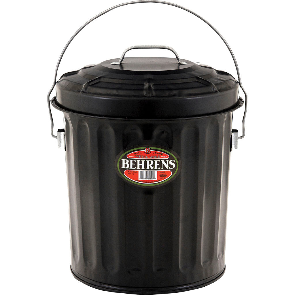 Ash Pail W/Lid (7.5 GAL)