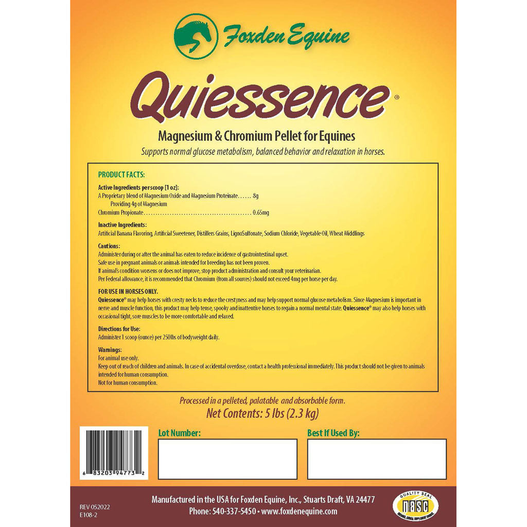 Quiessence Magnesium & Chromium Pellets (5 LB)