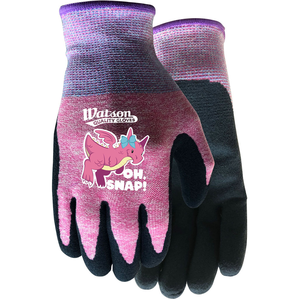 Watson Gloves Kids Oh Snap Wastenot Fabric (PINK, XS)