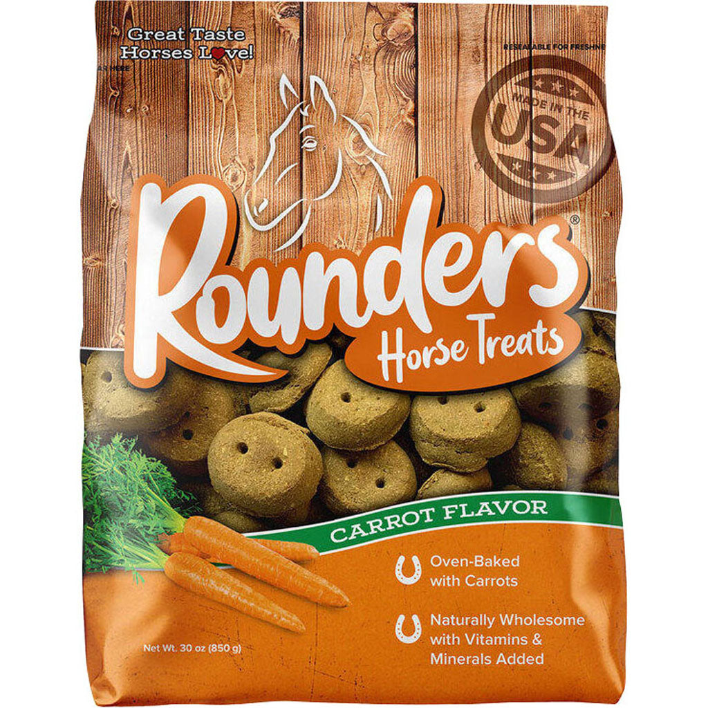 Rounders Horse Treats (CARROT, 30 OZ)