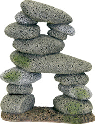 Exotic Environments Tall Pebble Archway (GRAY, LG)