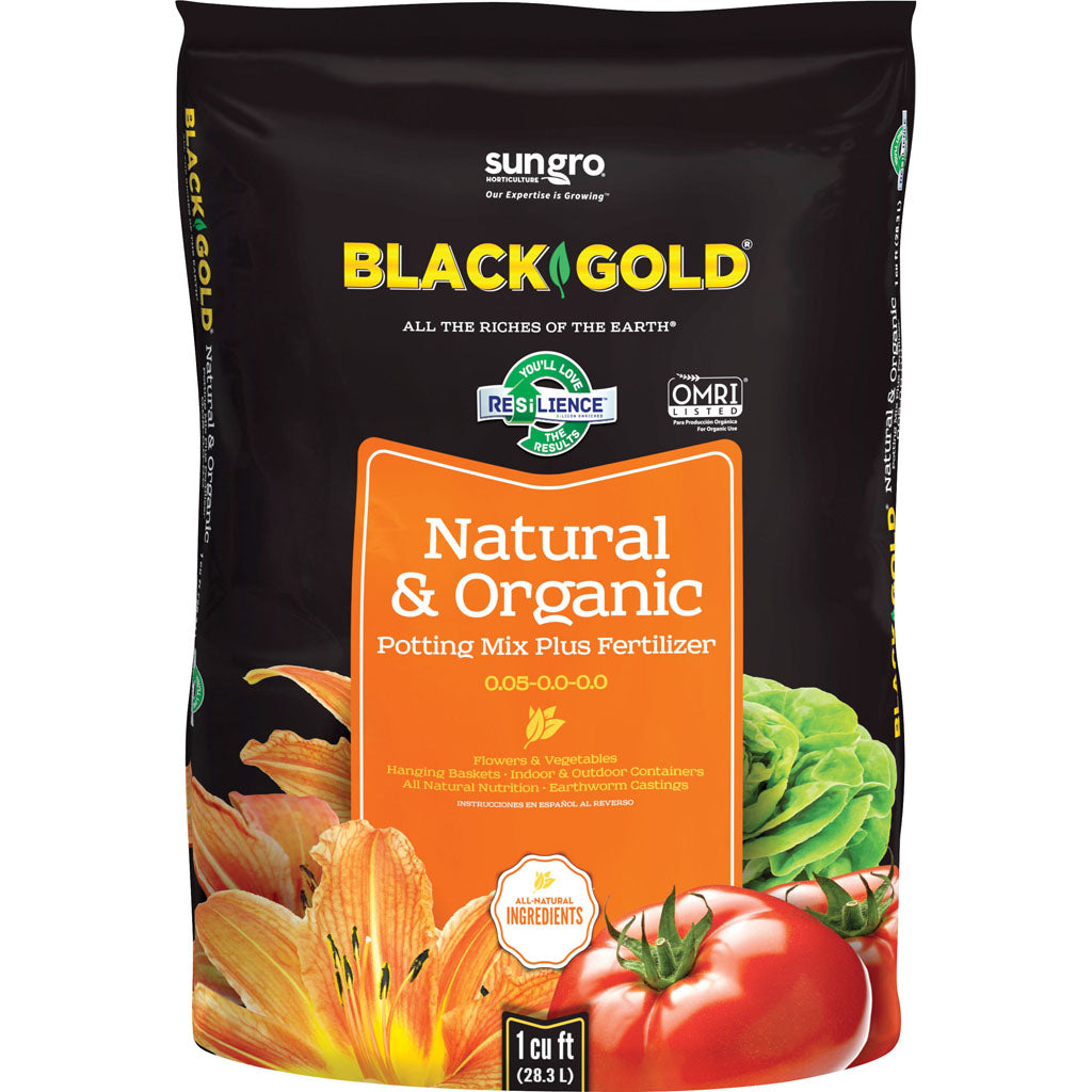 Black Gold Natural And Organic Potting Mix Omri (1 CF)