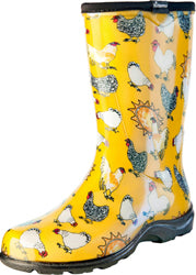Sloggers Womens Waterproof Comfort Boot (CHICKEN YELLOW, SZ 10)