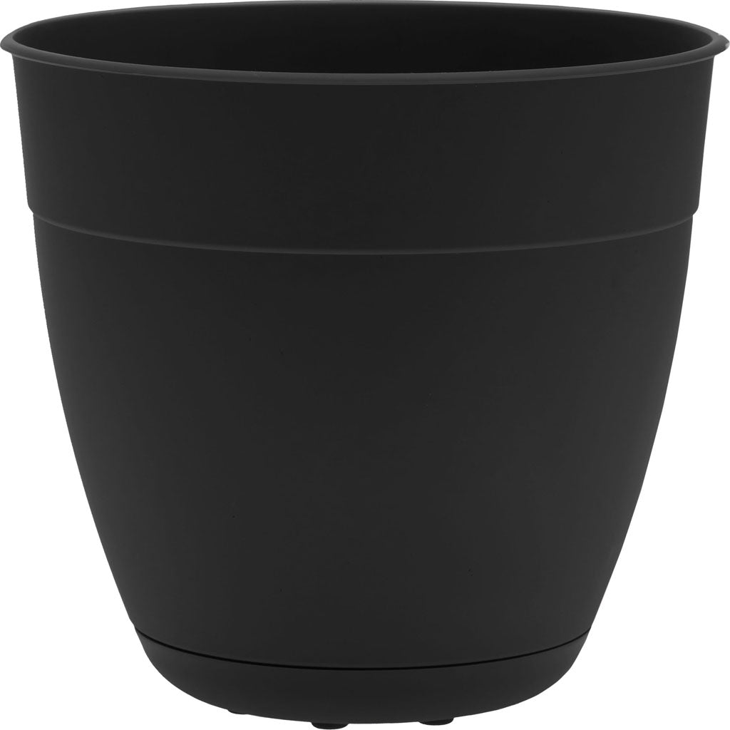 Bloem Dayton Planter (BLACK, 12 IN)