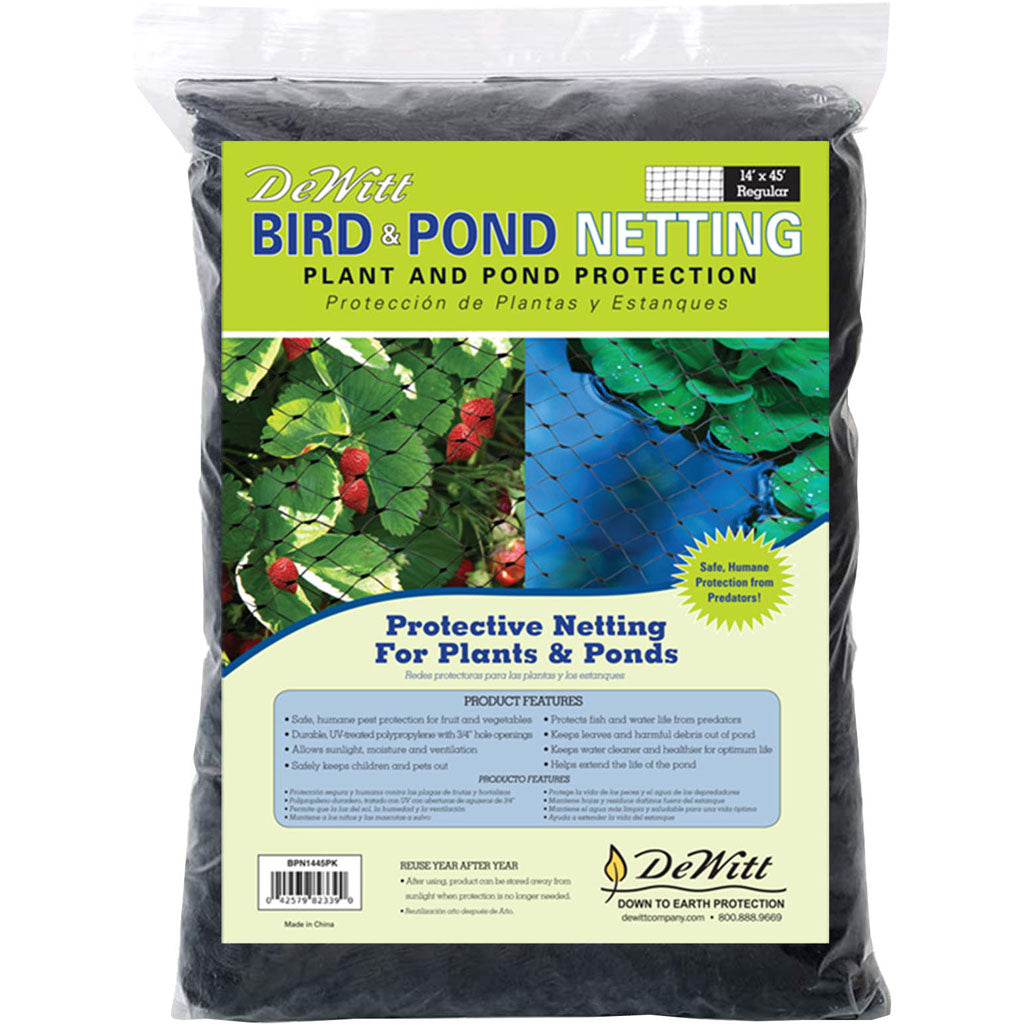 Dewitt Bird And Pond Netting (BLACK, 14X45 FT)