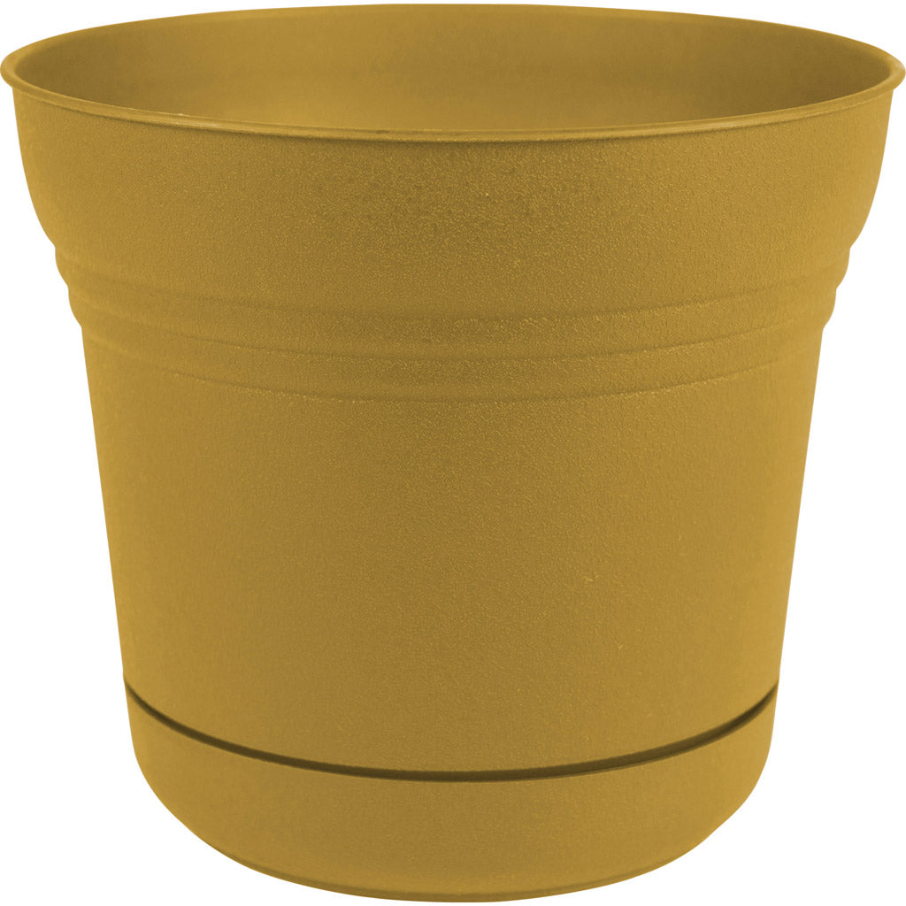 Bloem Saturn Planter (EARTHY YELLOW, 12 IN)