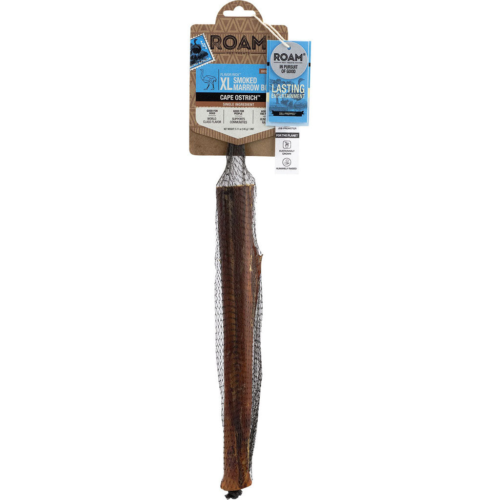 Roam Flavor Rich Smoked Marrow Bone (OSTRICH, XL-1 PK)
