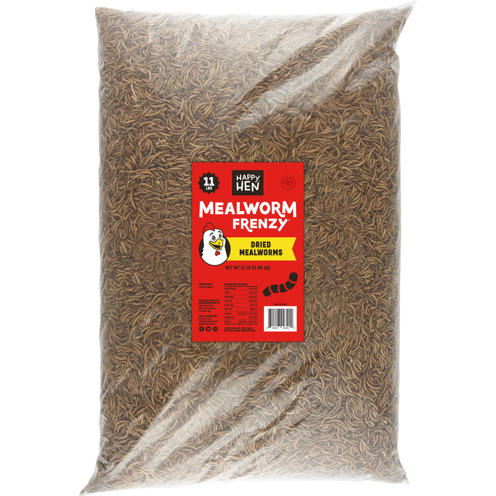 Happy Hen Mealworm Frenzy (MEALWORM, 11 LB)