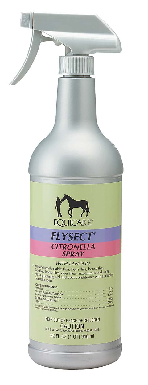 Equicare Flysect Citronella Spray W/Lanolin (32 OZ)