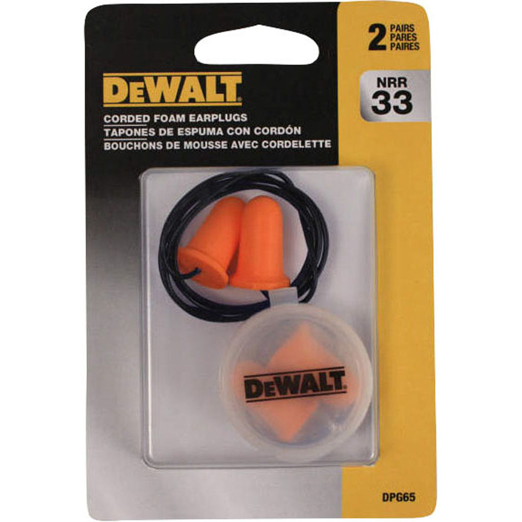 Disposable Foam Earplugs Corded (2 PK)