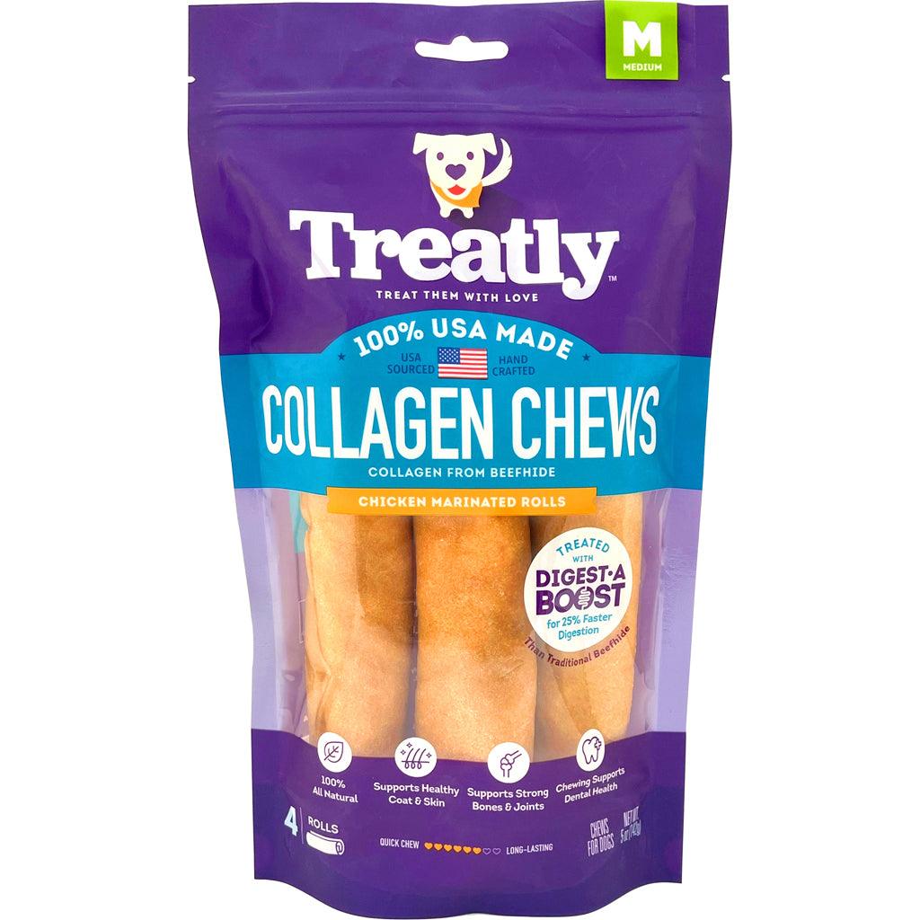 Treatly Usa  Collagen Rolls (CHICKEN, 6 IN-4 PK)