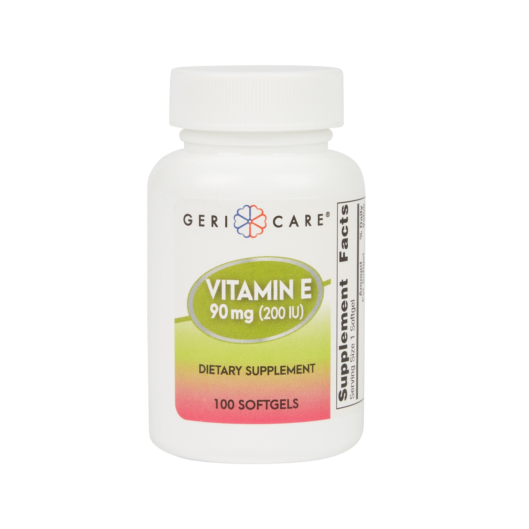 Geri-Care - Vitamin Supplement Geri-Care® Vitamin E 200 IU Strength Softgel 100 per Bottle [12/CS]