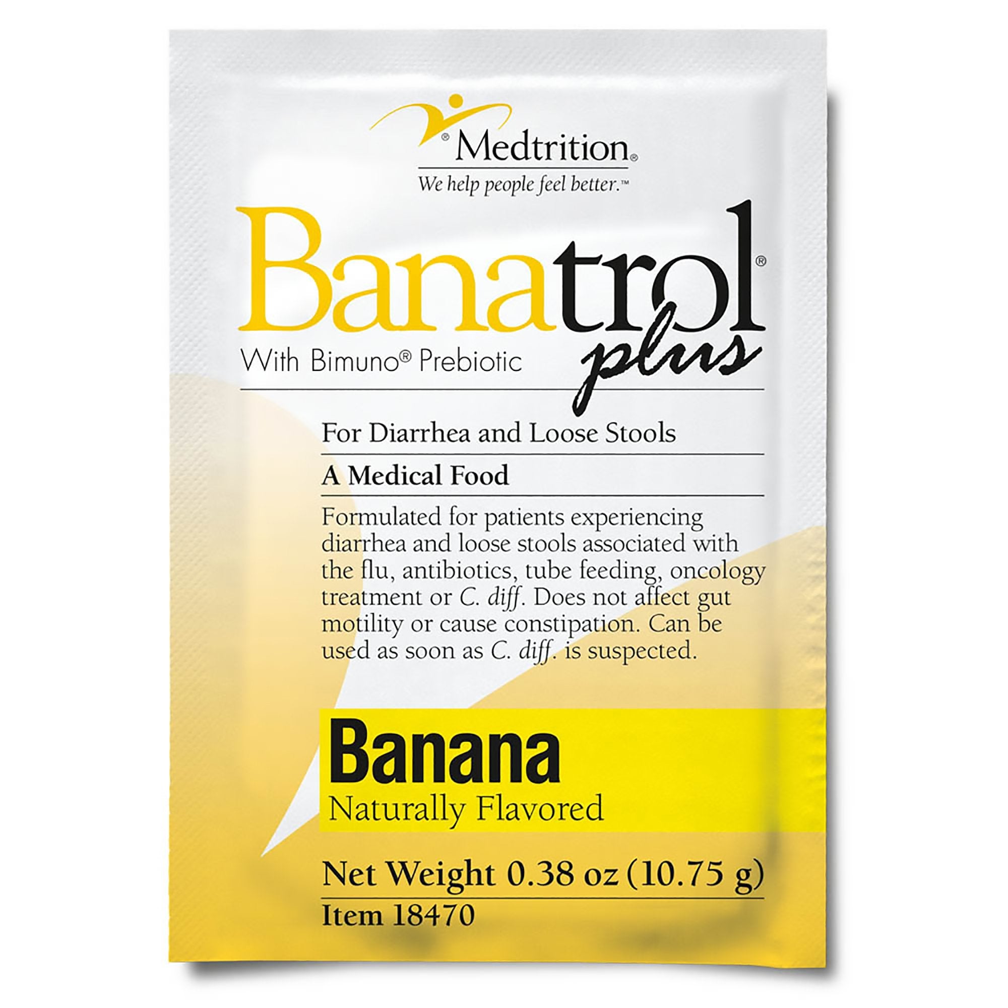 Medtrition/National Nutrition - Oral Supplement Banatrol® Plus Banana Flavor Powder 11 Gram Individual Packet [75/CS]