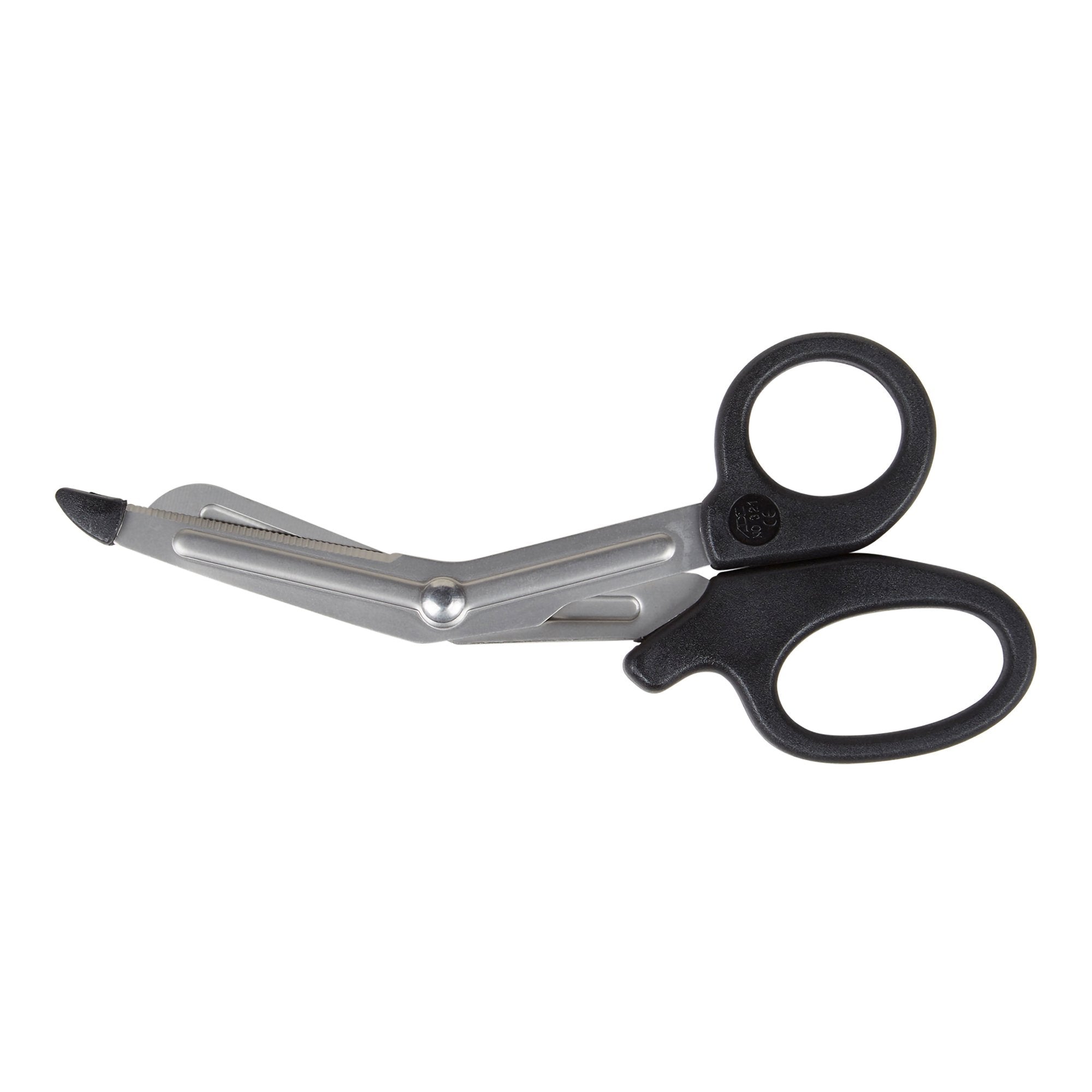 McKesson Brand - Trauma Shears McKesson Medicut™ Black 5-1/2 Inch Length Medical Grade Stainless Steel Finger Ring Handle Blunt Tip / Blunt Tip [10/CS]