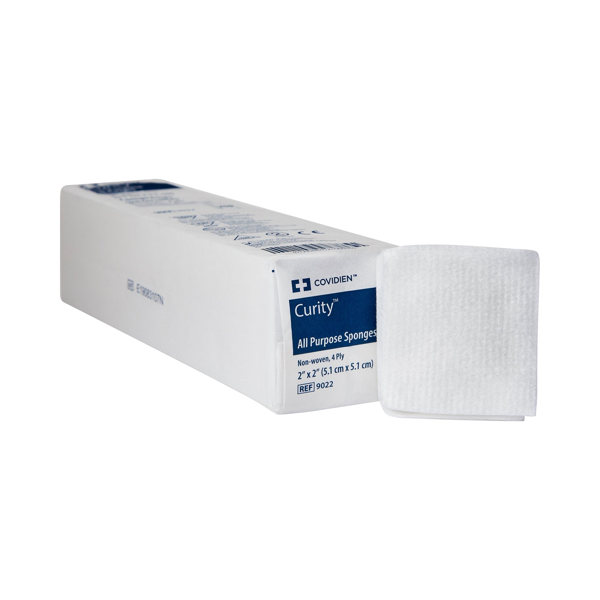 Cardinal - Nonwoven Sponge Curity™ 2 X 2 Inch 4-Ply NonSterile 200 per Pack [8000/CS]