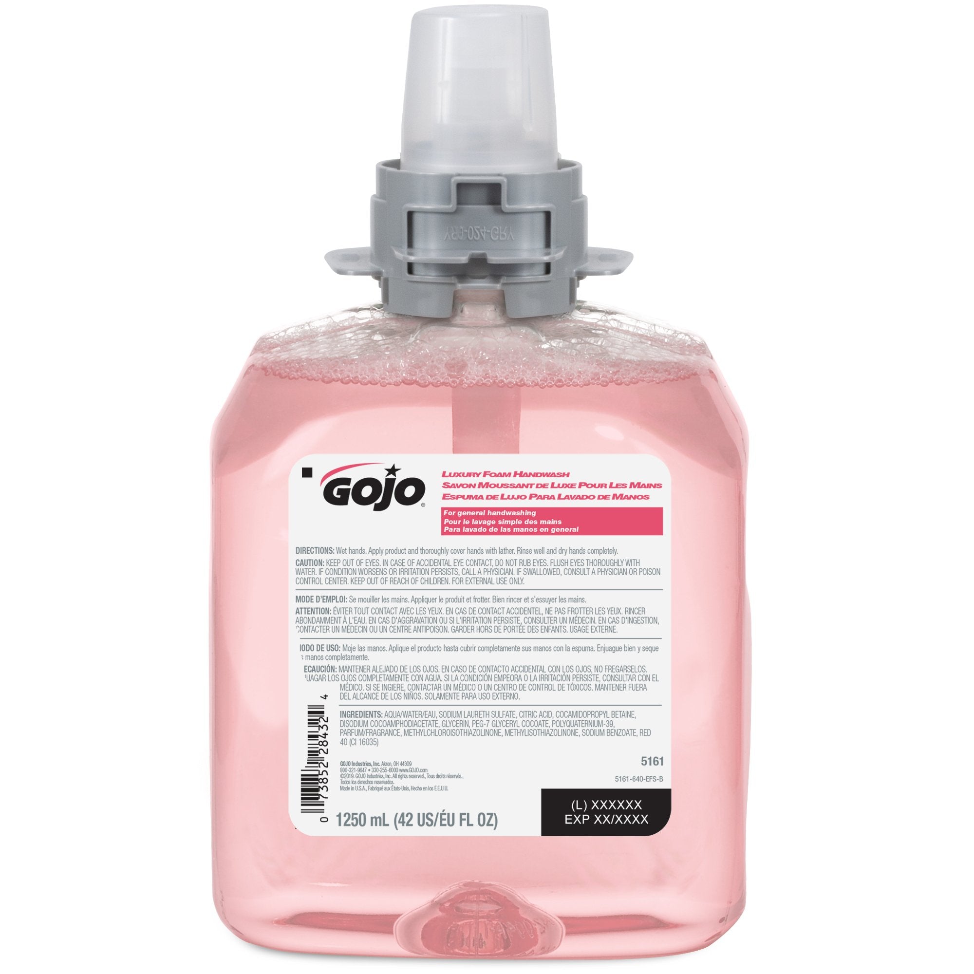 GOJO - Soap GOJO® Foaming 1,250 mL Dispenser Refill Bottle Cranberry Scent [4/CS]