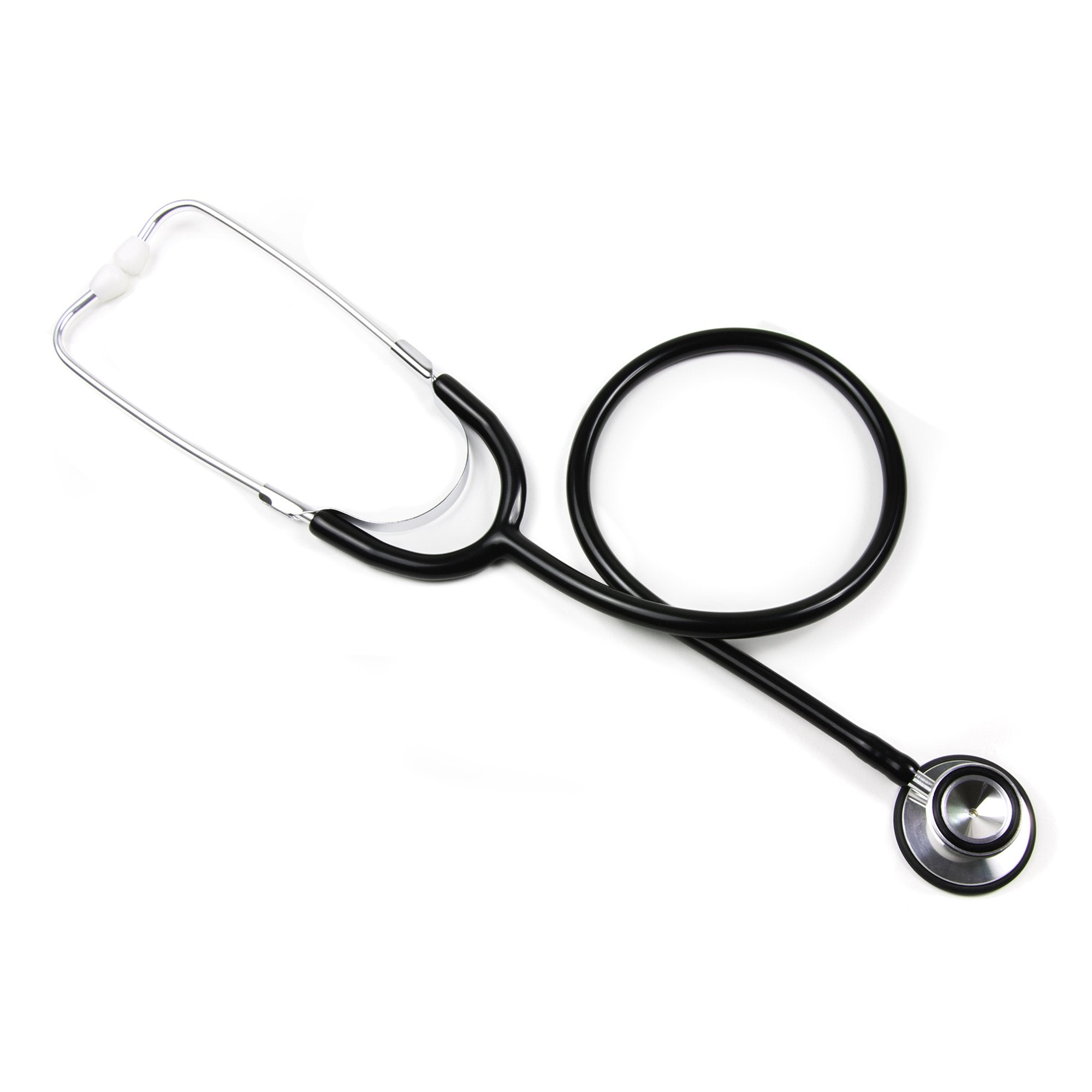 McKesson Brand - General Exam Stethoscope McKesson Black 1-Tube 22 Inch Tube Double Sided Chestpiece [50/CS]