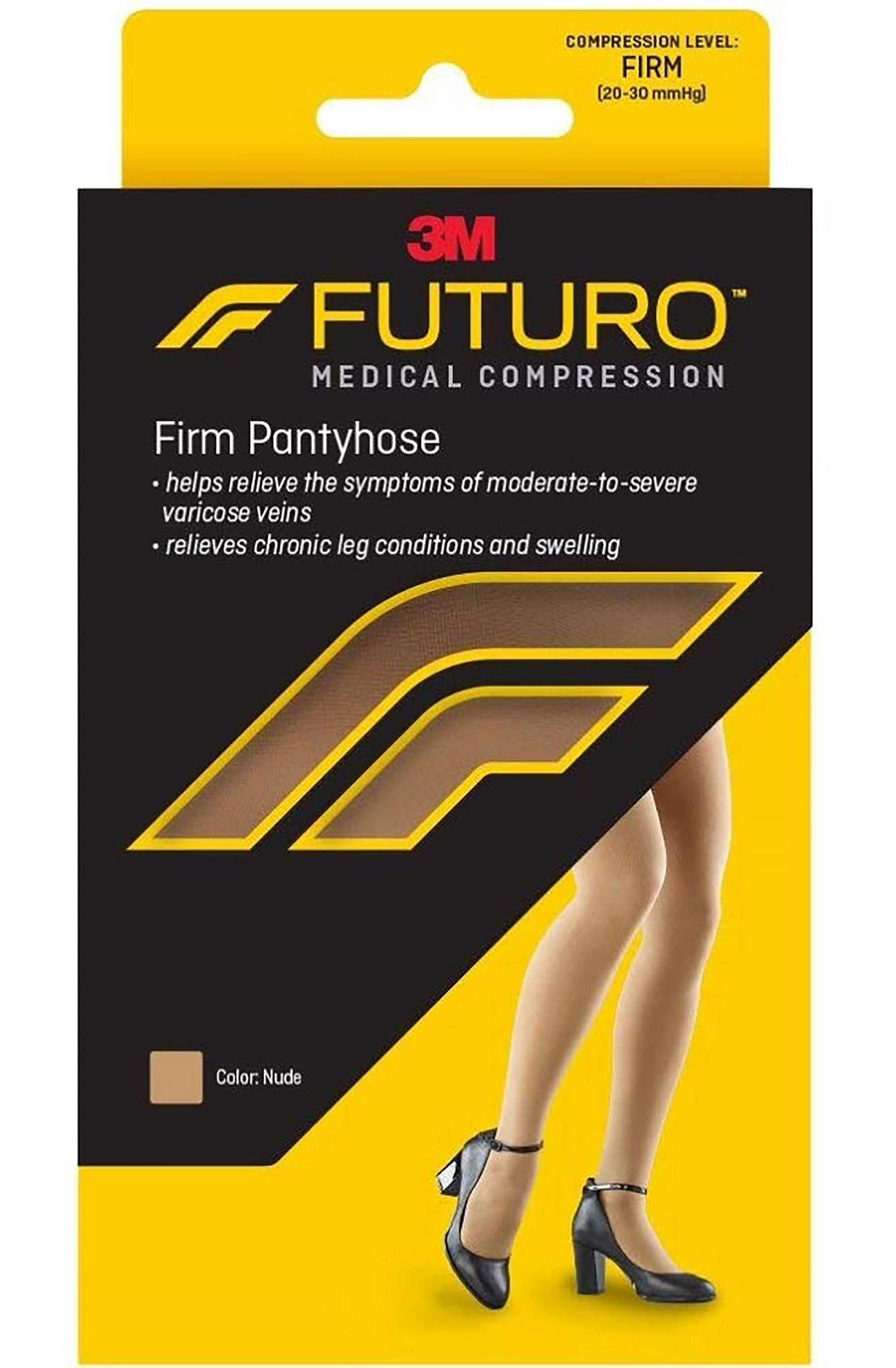 3M Company - Compression Pantyhose 3M™ Futuro™ Waist High Medium Beige Closed Toe [12/CS]