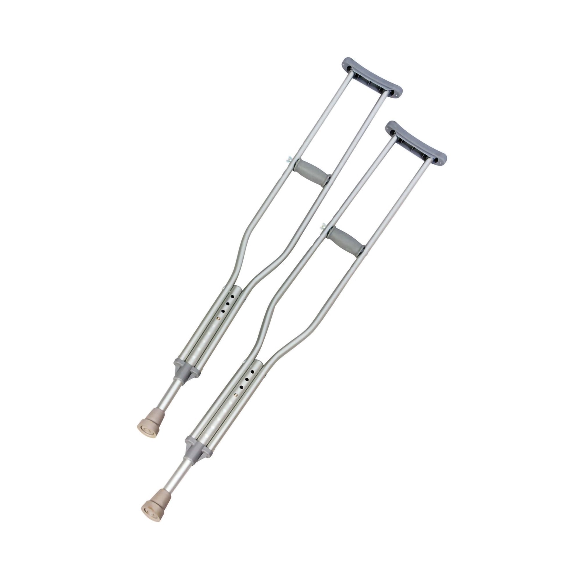 S2S Global - Underarm Crutches PremierPro™ Tall Adult 5 Foot 10 Inch to 6 Foot 6 Inch User Height Aluminum Frame 300 lbs. Weight Capacity [6/CS]