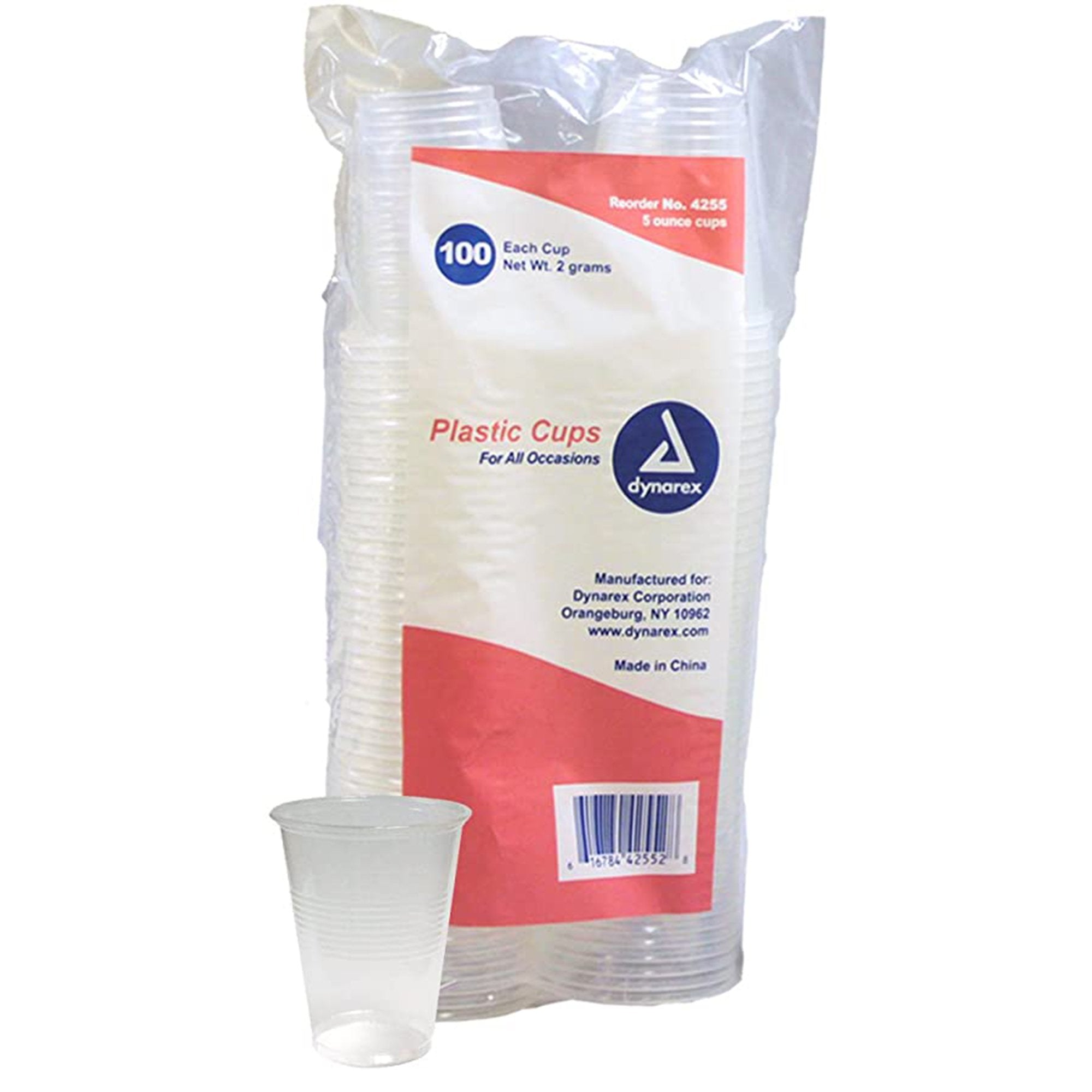 Dynarex - Drinking Cup Dynarex® 5 oz. Translucent Plastic Disposable [2500/CS]