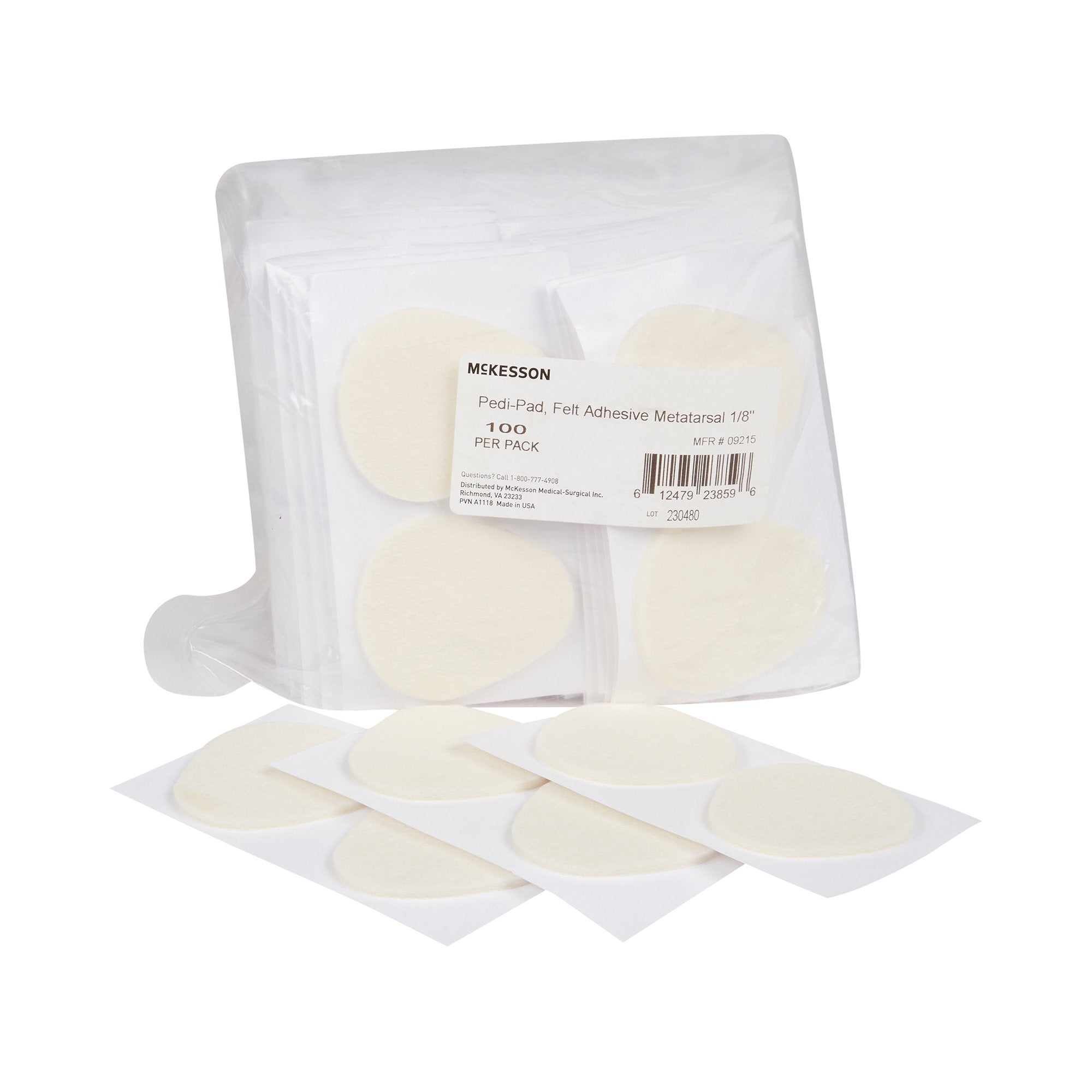 McKesson Brand - Protective Pad McKesson Size 106 - Large Adhesive Foot [2000/CS] (1089519_CS)