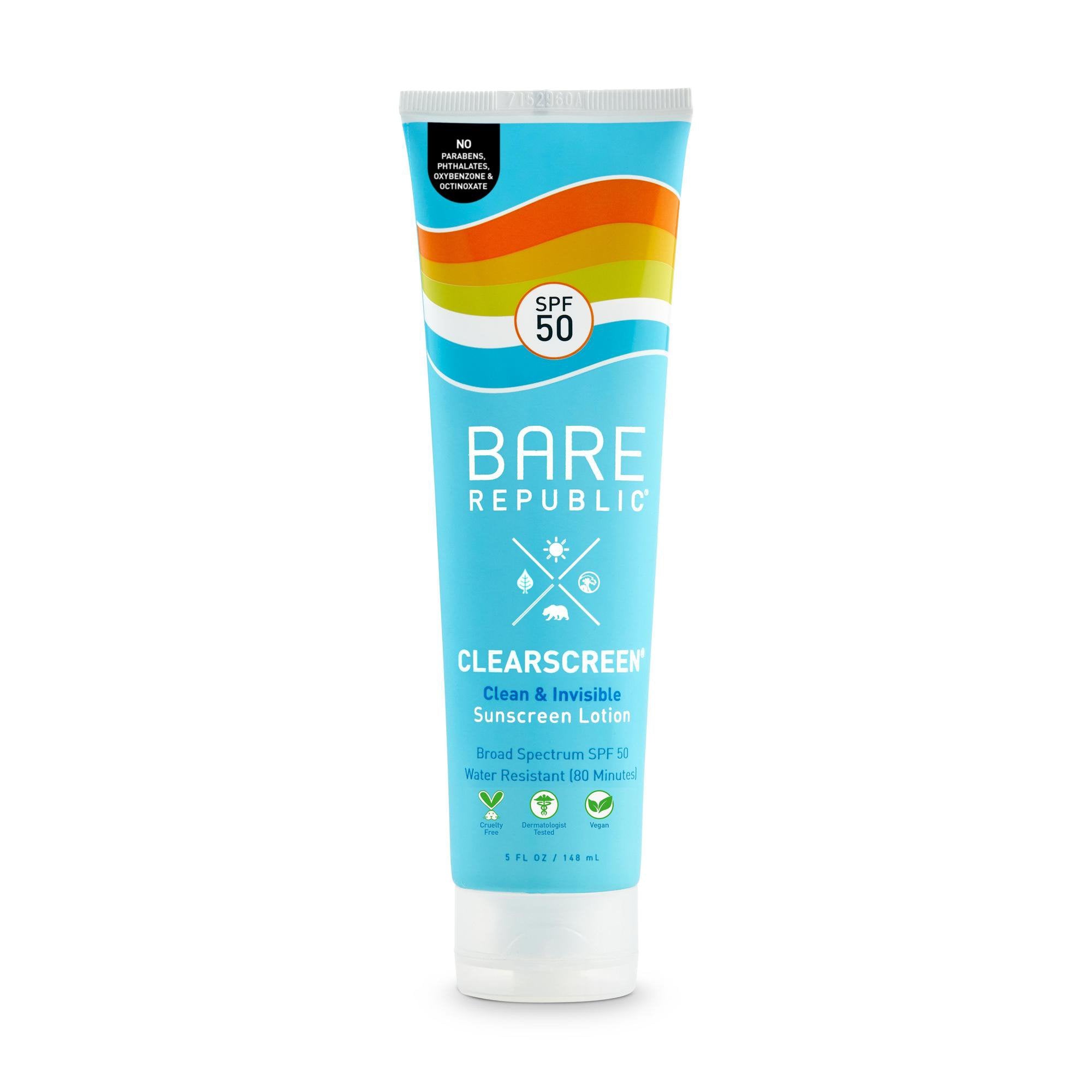 COOLA LLC - Sunscreen BARE Republic®Clearscreen® SPF 50 Lotion 5 oz. Tube [12/CS]