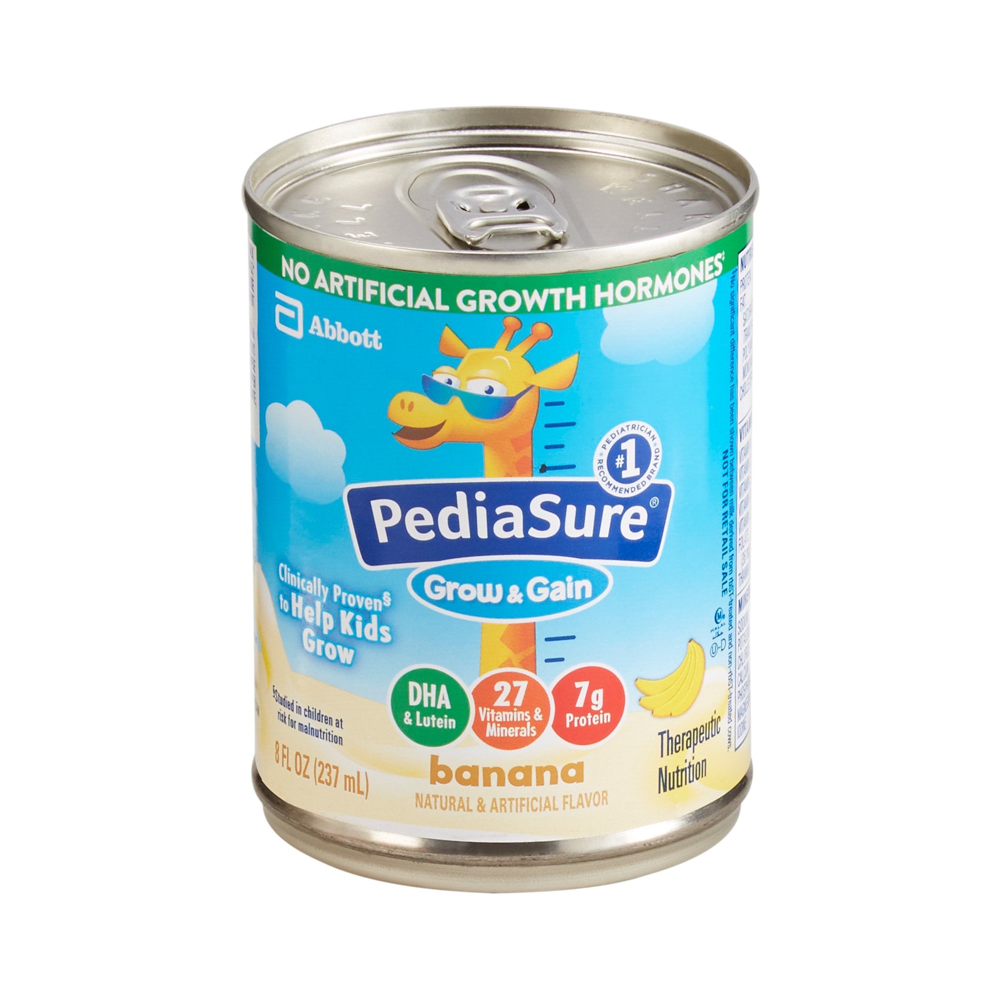 Abbott Nutrition - Pediatric Oral Supplement PediaSure® Grow & Gain Banana Flavor 8 oz. Can Liquid Calories [24/CS]