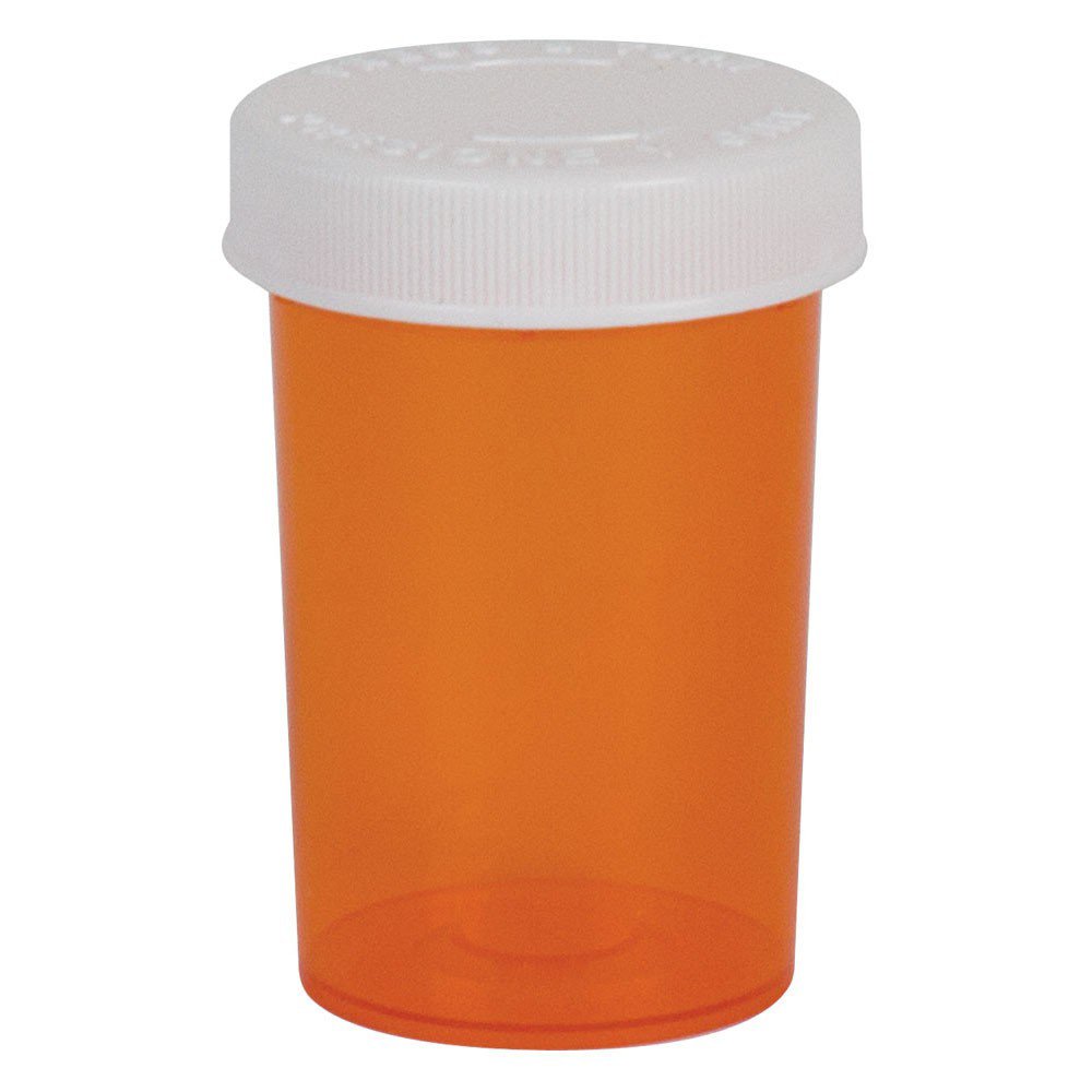 Apothecary Products - Prescription Vial Ezydose® Push & Turn 20 DRAM Amber [180/CS]